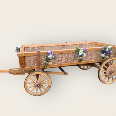 Funeral Cart Simple Arrangement (Old Park Meadow)