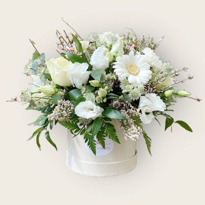 Natural White Hatbox