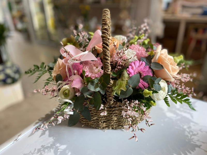 Mother and Daughter Flower Basket Workshop