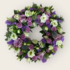 Purple and Green Mixed Wreath