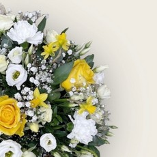 Yellow and White Loose Posy