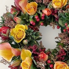 Autumnal Colours Mixed Wreath